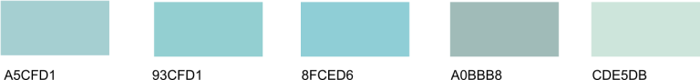 Aqua Color - 150 Shades with Names, Hex Codes, and Examples - Drawing Blog