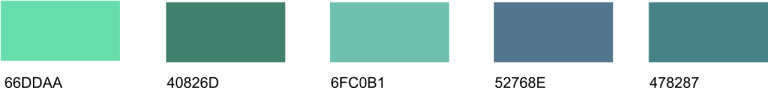 Aqua Color - 150 Shades with Names, Hex Codes, and Examples - Drawing Blog