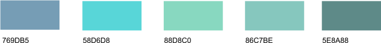 Aqua Color - 150 Shades with Names, Hex Codes, and Examples - Drawing Blog